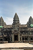 Angkor Wat temple, the west gopura of the third enclosure